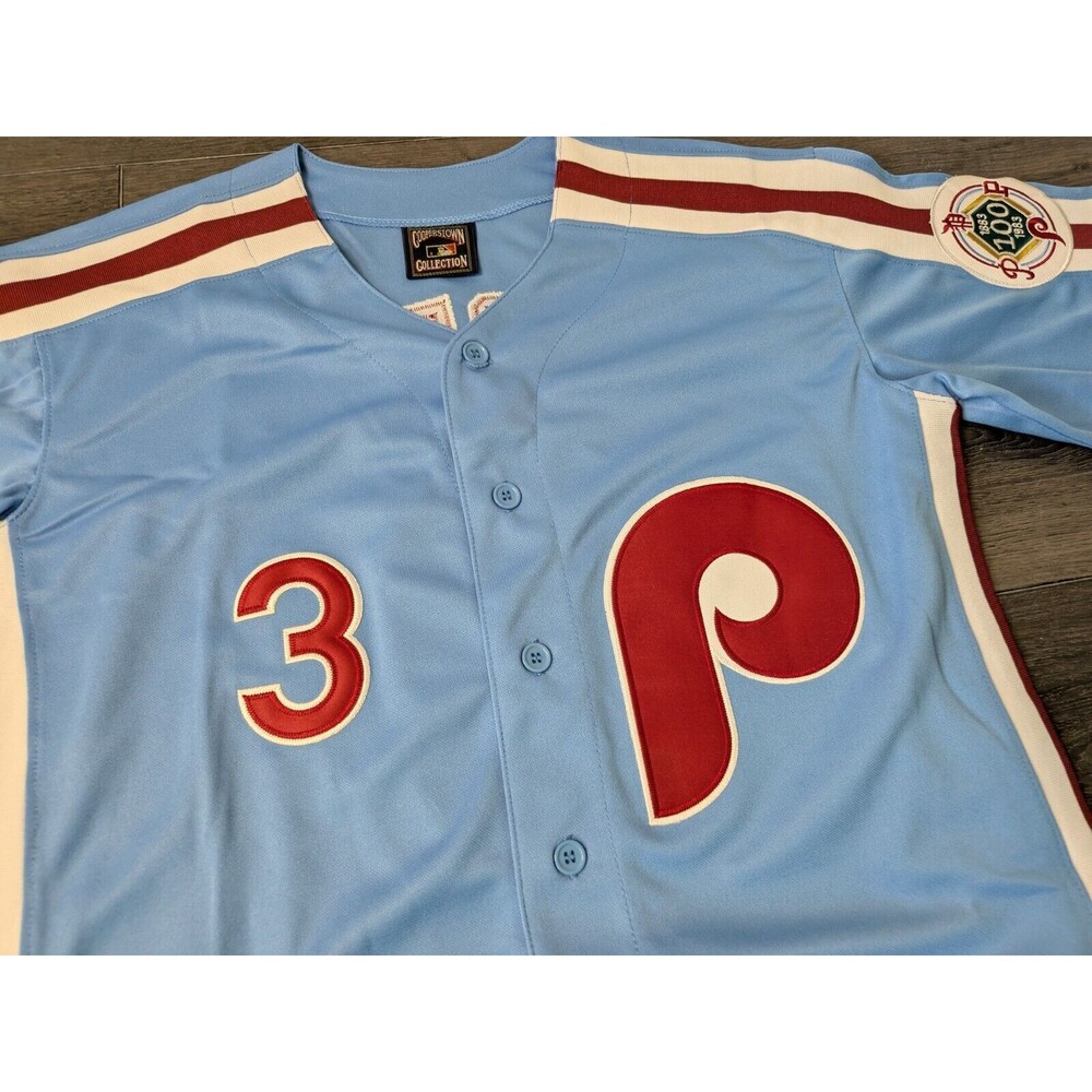 Bryce Harper #3 Philadelphia Phillies Cooperstown Jersey Men’s Size Small - Picture 3 of 8